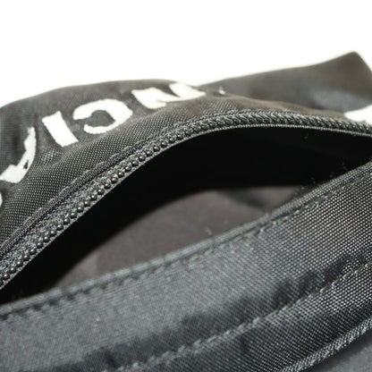 Balenciaga Wheel Logo Design Adjuster Waist Pouch Black 533009