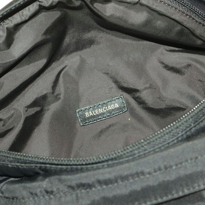 Balenciaga Wheel Logo Design Adjuster Waist Pouch Black 533009