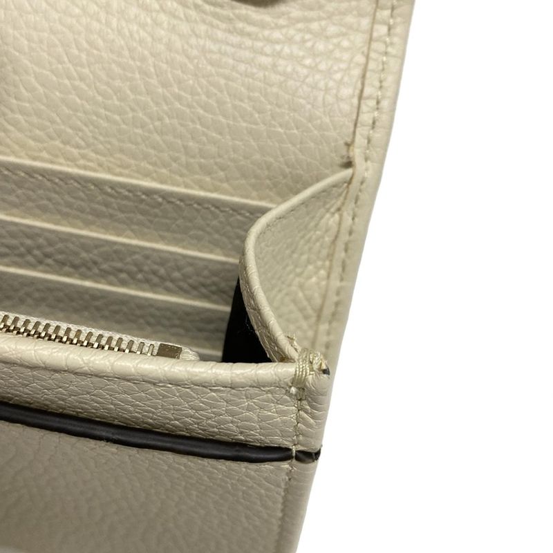 Gucci Clutch Bag Soho 598211 Ivory Leather