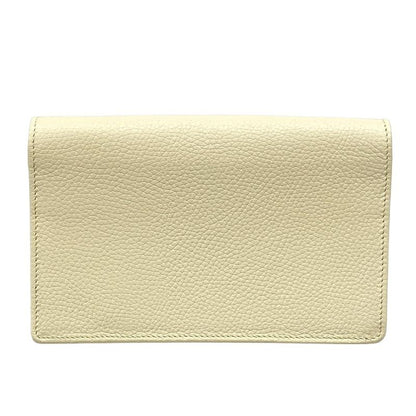 Gucci Clutch Bag Soho 598211 Ivory Leather