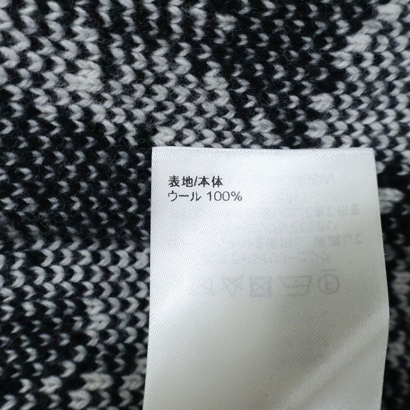 Louis Vuitton 23SS Thistle Jacquard Wool Knit Cardigan Black Rm231 H56 Hon98w