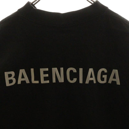 Balenciaga 24SS Reflector Logo Short Sleeve T-shirt Black 764235 Tqvn1