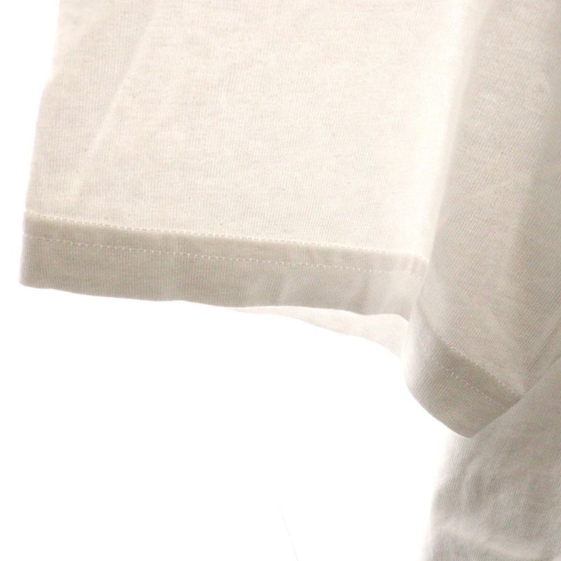 Balenciaga Medium Fit Logo Print Crew Neck Short Sleeve T-shirt White 612986