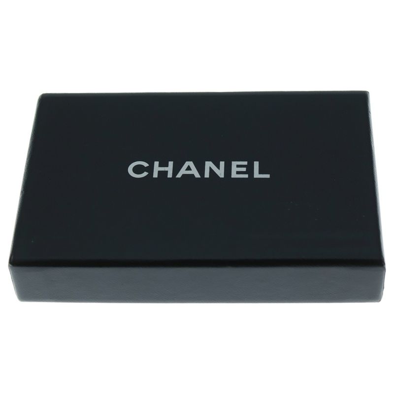 Chanel Coco Mark 2strand GP Long Chain Necklace With Stones 97A Gold Ladies