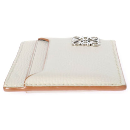 Loewe Anagram Plain CARD Holder Iconic Anagram Logo Card Case Beige C821075x01