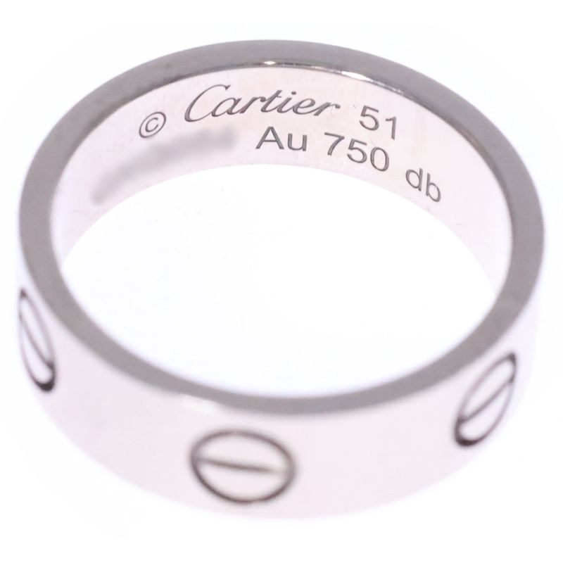 Cartier Love Ring 18kwg Ring Gold