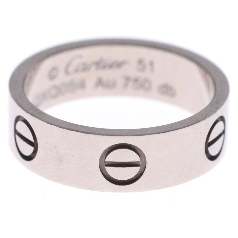 Cartier Love Ring 18kwg Ring Gold