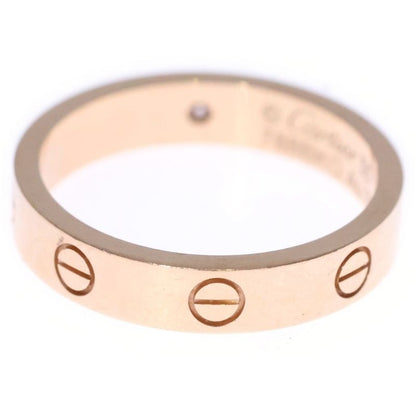 Cartier 18K Love Ring 1 Diamond Ring Gold