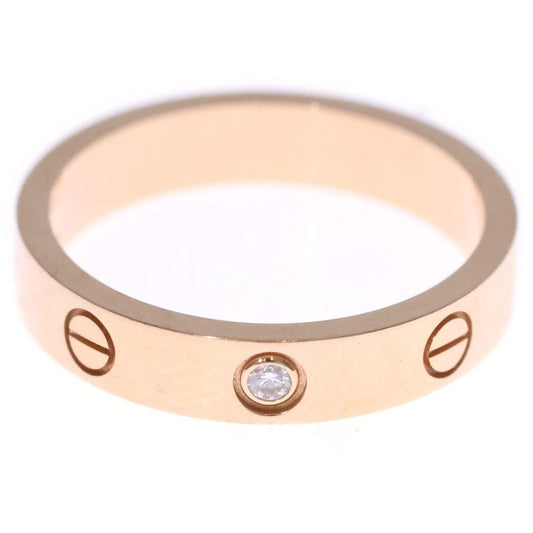 Cartier 18K Love Ring 1 Diamond Ring Gold