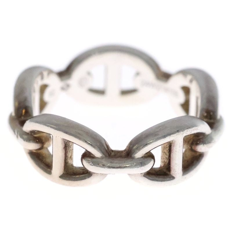 Hermes Chaine Dancre Enchainee Chaine D'ancre Enchainee Ring Silver
