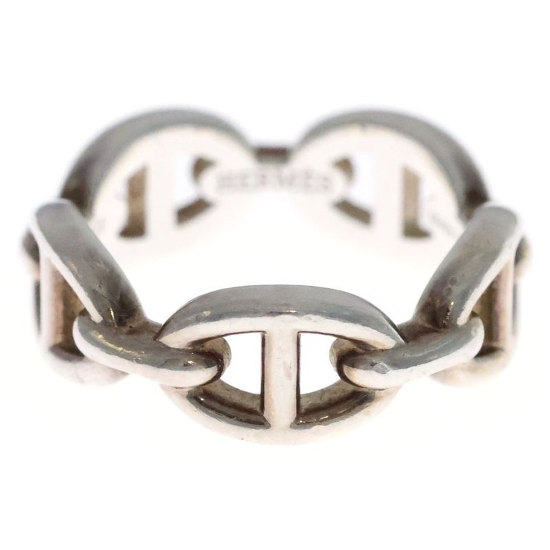 Hermes Chaine Dancre Enchainee Chaine D'ancre Enchainee Ring Silver