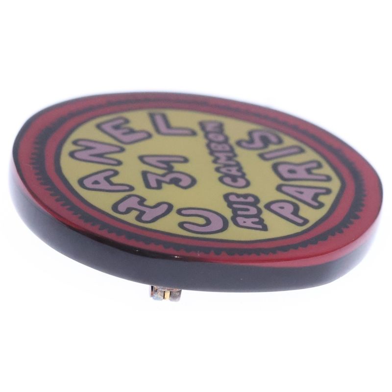 Chanel D23 Rue Cambon Brooch Rue Cambon 31 Brooch Red