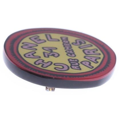 Chanel D23 Rue Cambon Brooch Rue Cambon 31 Brooch Red
