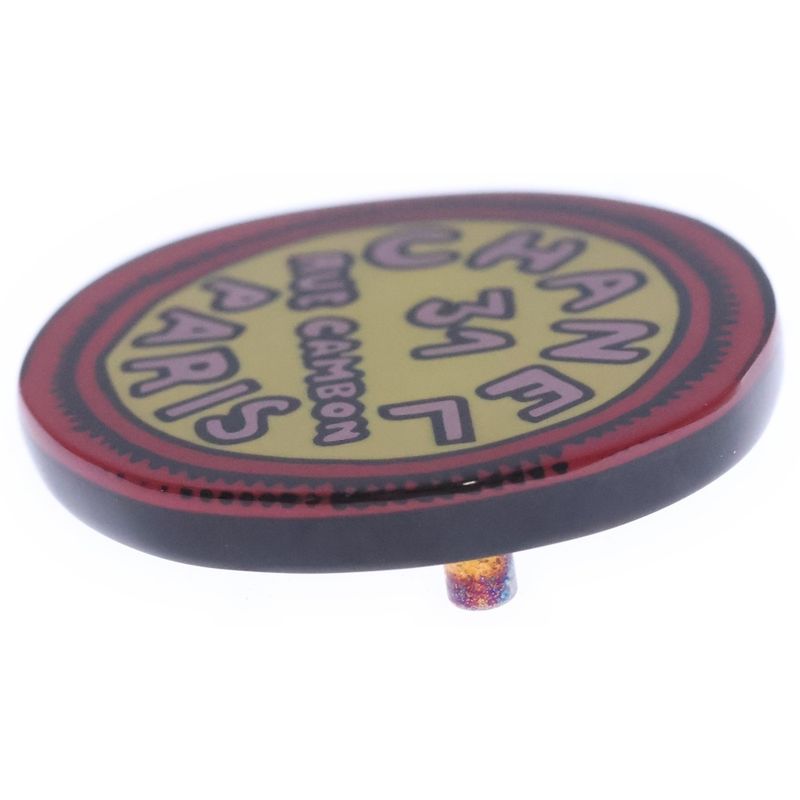 Chanel D23 Rue Cambon Brooch Rue Cambon 31 Brooch Red