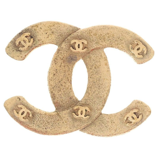 Chanel Jumbo Coco Mark Brooch Coco Mark Brooch Gold