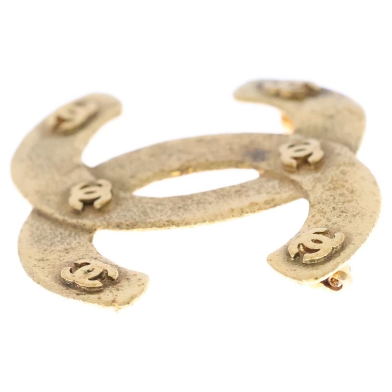 Chanel Jumbo Coco Mark Brooch Coco Mark Brooch Gold