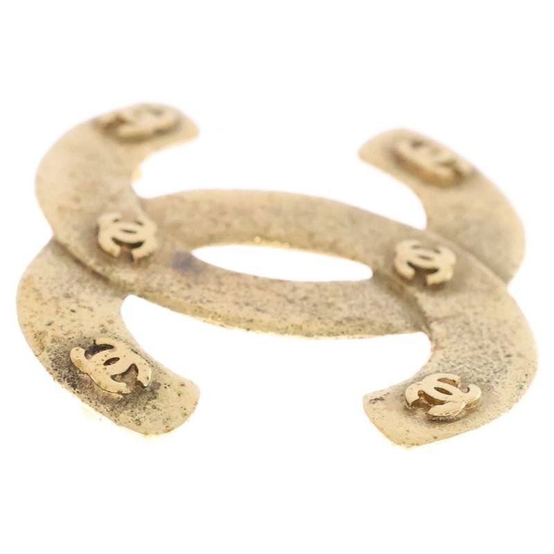 Chanel Jumbo Coco Mark Brooch Coco Mark Brooch Gold