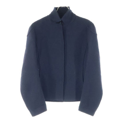 Prada Wool Short Length Snap Button Jacket Women Black