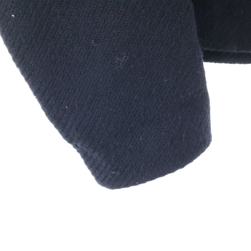 Prada Wool Short Length Snap Button Jacket Women Black