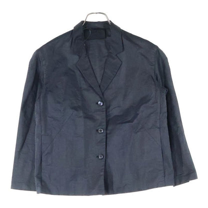 Prada Cotton 3-button Single Tailored Jacket Women's Black