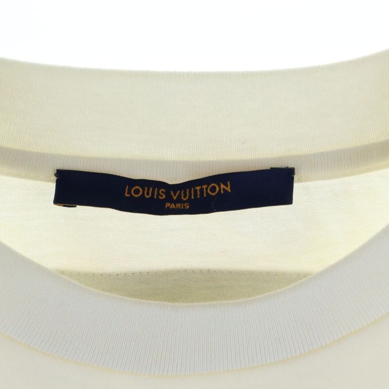 Louis Vuitton 22AW Front Embossed Crew Neck Short Sleeve T-shirt Cut And Sewn