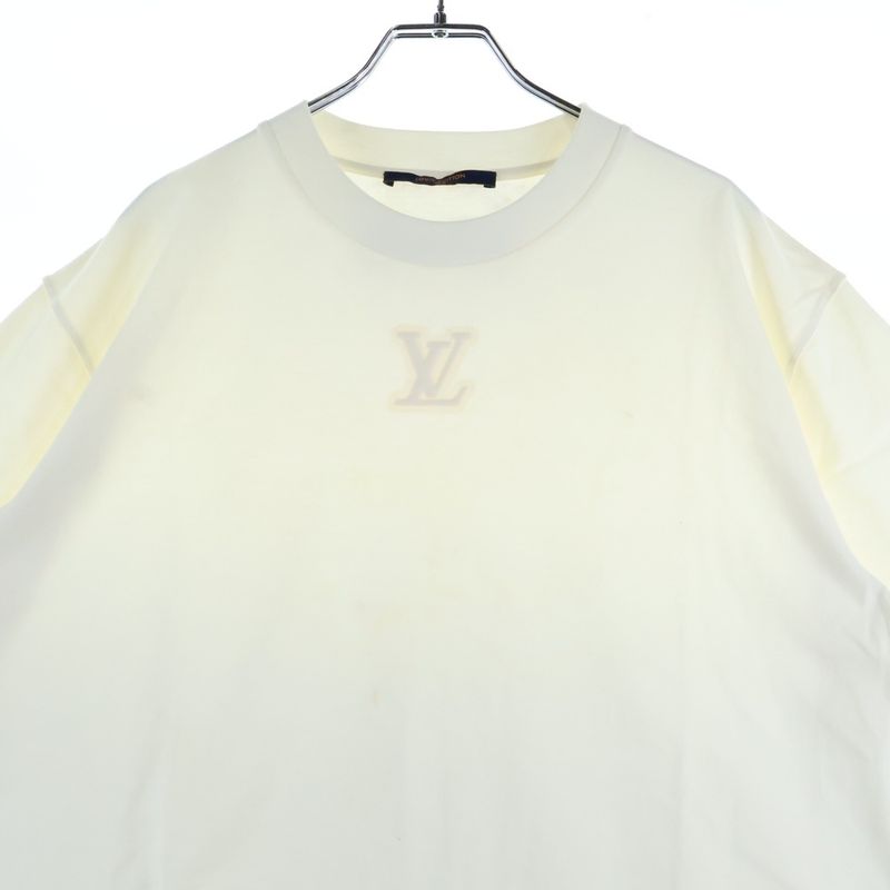 Louis Vuitton 22AW Front Embossed Crew Neck Short Sleeve T-shirt Cut And Sewn
