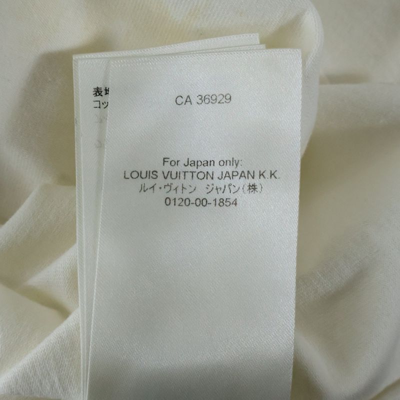 Louis Vuitton 22AW Front Embossed Crew Neck Short Sleeve T-shirt Cut And Sewn