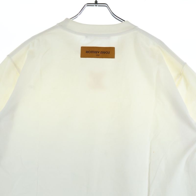 Louis Vuitton 22AW Front Embossed Crew Neck Short Sleeve T-shirt Cut And Sewn