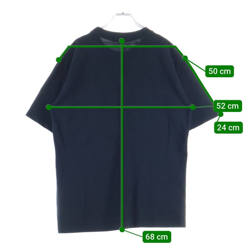 Louis Vuitton 22AW Half Damier Pocket Short Sleeve T-shirt Black Rm222q VHI