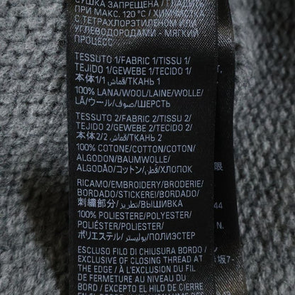 Balenciaga Layered Shirt V-neck Sweater Shirt Layered V-neck Knit Sweater Grey