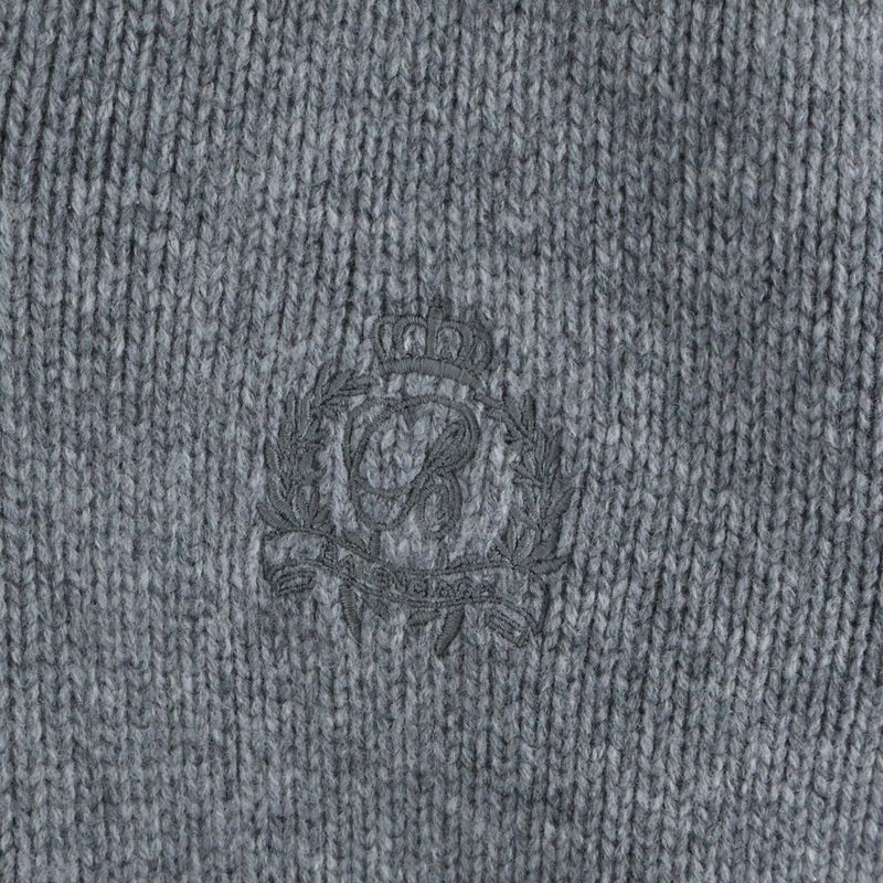 Balenciaga Layered Shirt V-neck Sweater Shirt Layered V-neck Knit Sweater Grey