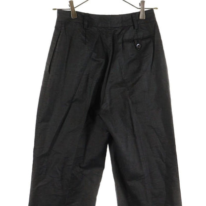 Prada Cotton Straight Slacks Pants Women Black