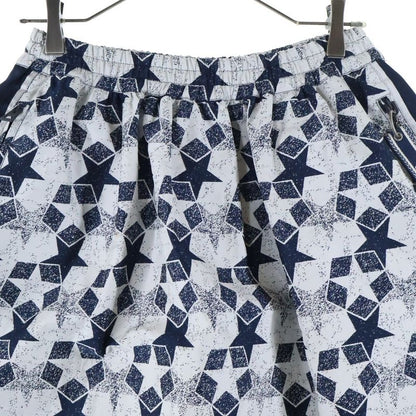 DIOR Side Logo Jacquard Star Allover Long Skirt Navy/white Women 217j24a2977