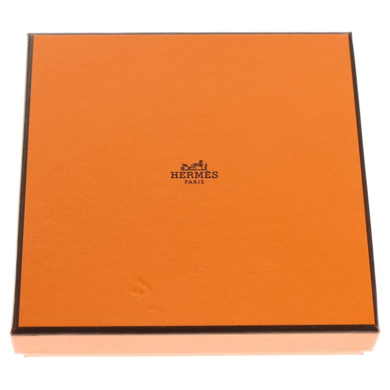 Hermes Bearn Compact Epson Leather Compact Wallet Fold Wallet Etoupe Beige