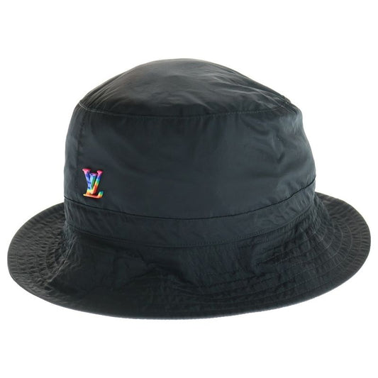 Louis Vuitton Rainbow LV Logo Bob Transformable Nylon Bucket Hat With Drawcord