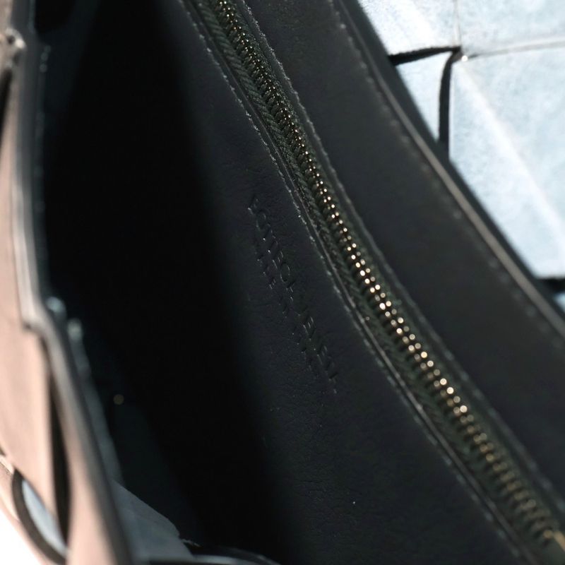 Bottega Veneta Diago Small Intrecciato Leather Crossbody Shoulder Bag Gray