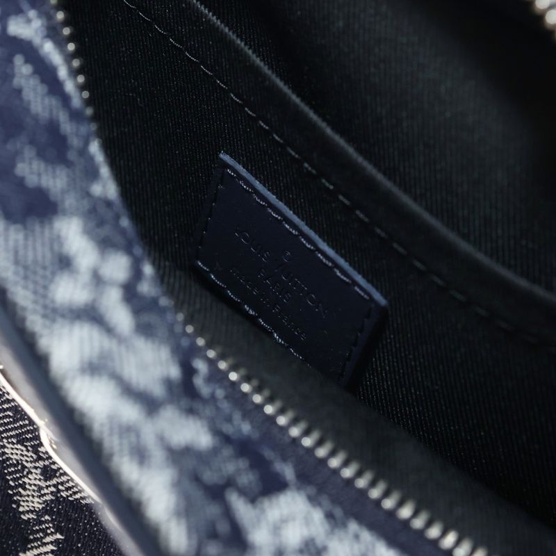 Louis Vuitton Monogram Tapestry Mini Soft Trunk Shoulder Bag Navy M80033 Fl4230