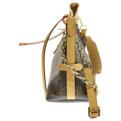 Louis Vuitton Carryall BB M13014 Monogram Shoulder Bag Gold Hardware Brown