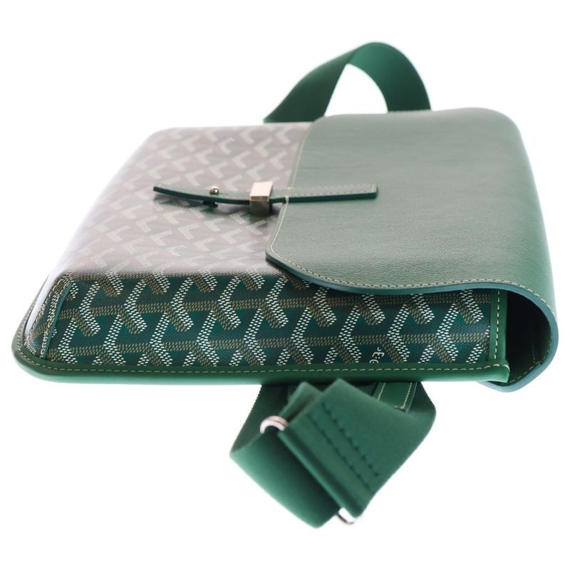 Goyard Coursier Messenger Bag Coursier Herringbone Messenger Bag Leather