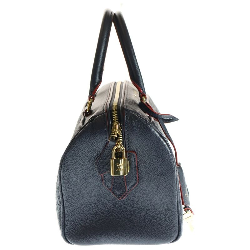 Louis Vuitton M43501 Speedy Bandoliere 25 2way Mini Boston Navy