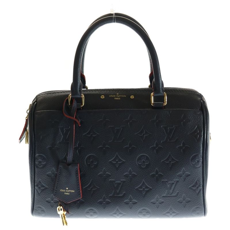 Louis Vuitton M43501 Speedy Bandoliere 25 2way Mini Boston Navy