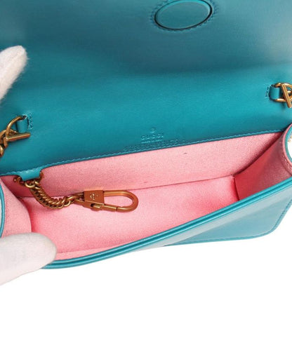 Gucci 2way Chain Shoulder Bag Crossbody Clutch Bag GG Marmont 488462 493075