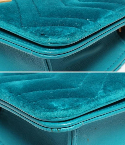 Gucci 2way Chain Shoulder Bag Crossbody Clutch Bag GG Marmont 488462 493075