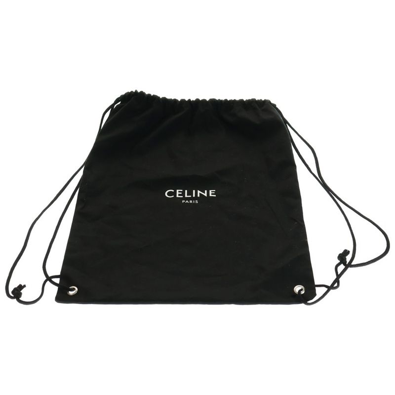 Celine Triomphe Patch Cotton Denim 6 Panel Logo Embroidered Baseball Cap Hat