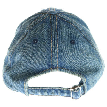 Celine Triomphe Patch Cotton Denim 6 Panel Logo Embroidered Baseball Cap Hat