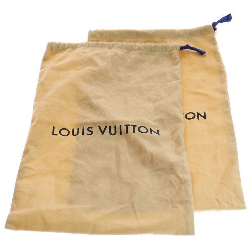 Louis Vuitton Signature Logo Front Logo Ankle Boots Black