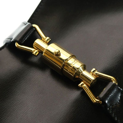 Gucci Jackie 1961 Leather Handbag Black 636709