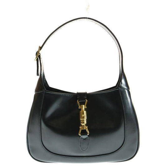 Gucci Jackie 1961 Leather Handbag Black 636709