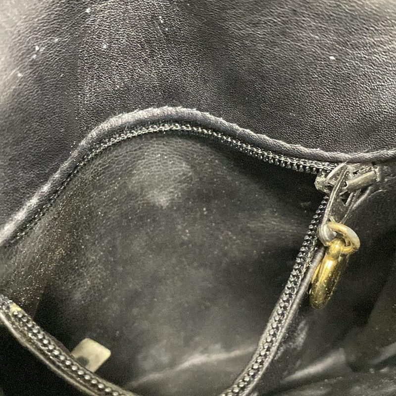 Chanel Waist Pouch Matelasse Black Flap Bag/coco Mark/gold Hardware Lambskin