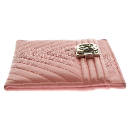 Chanel Coco Mark Boy Chanel Card Case Pink/silver 29th